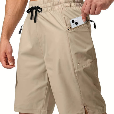 Solid Color Men's Quick-drying Beach Shorts