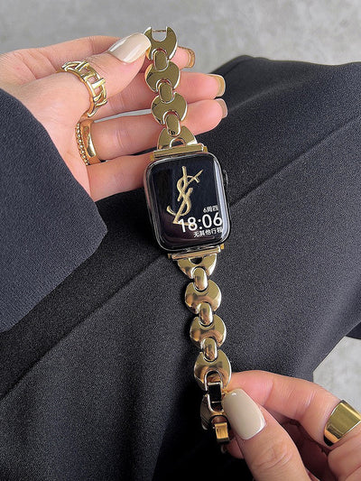 Montre Métal Petite Palette Ronde