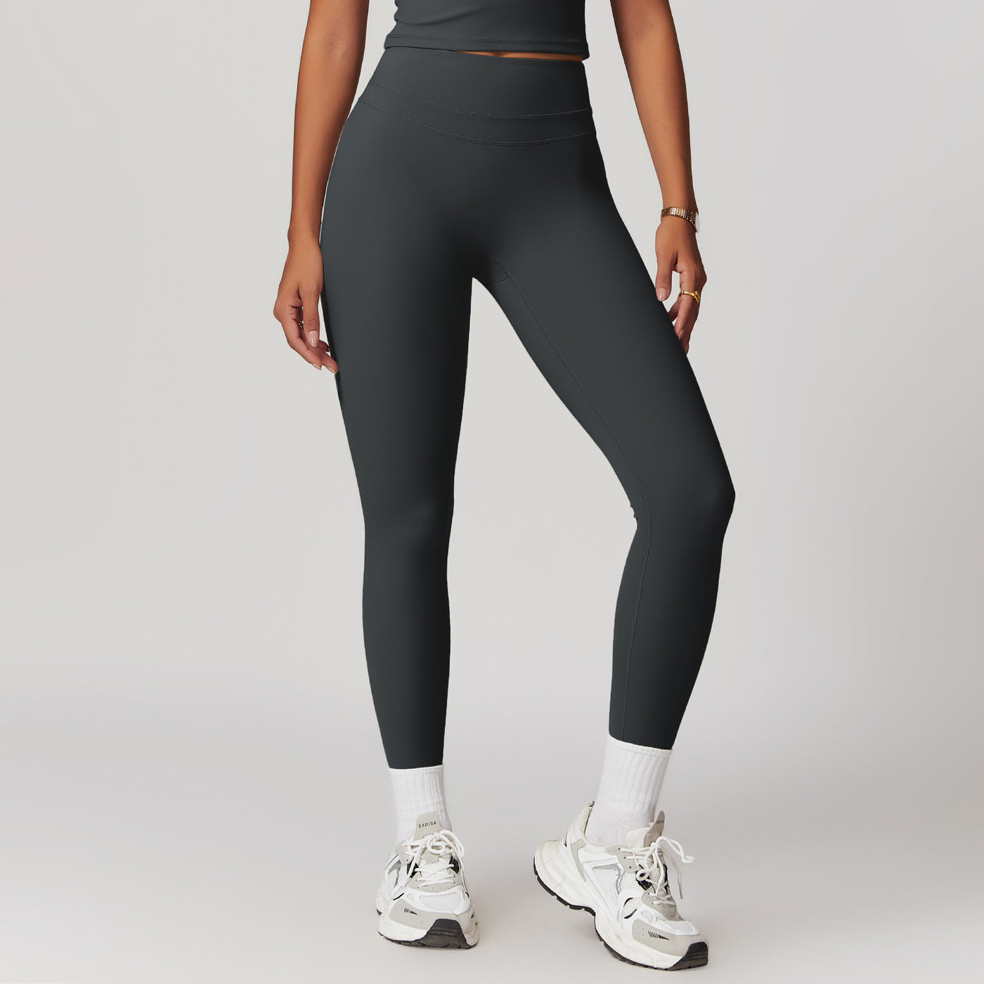 Pantalon de yoga taille haute moulant et ponçant, contractant le ventre, rehaussant les hanches, pantalon de fitness