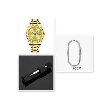 Men’s Waterproof Luminous Quartz Watch