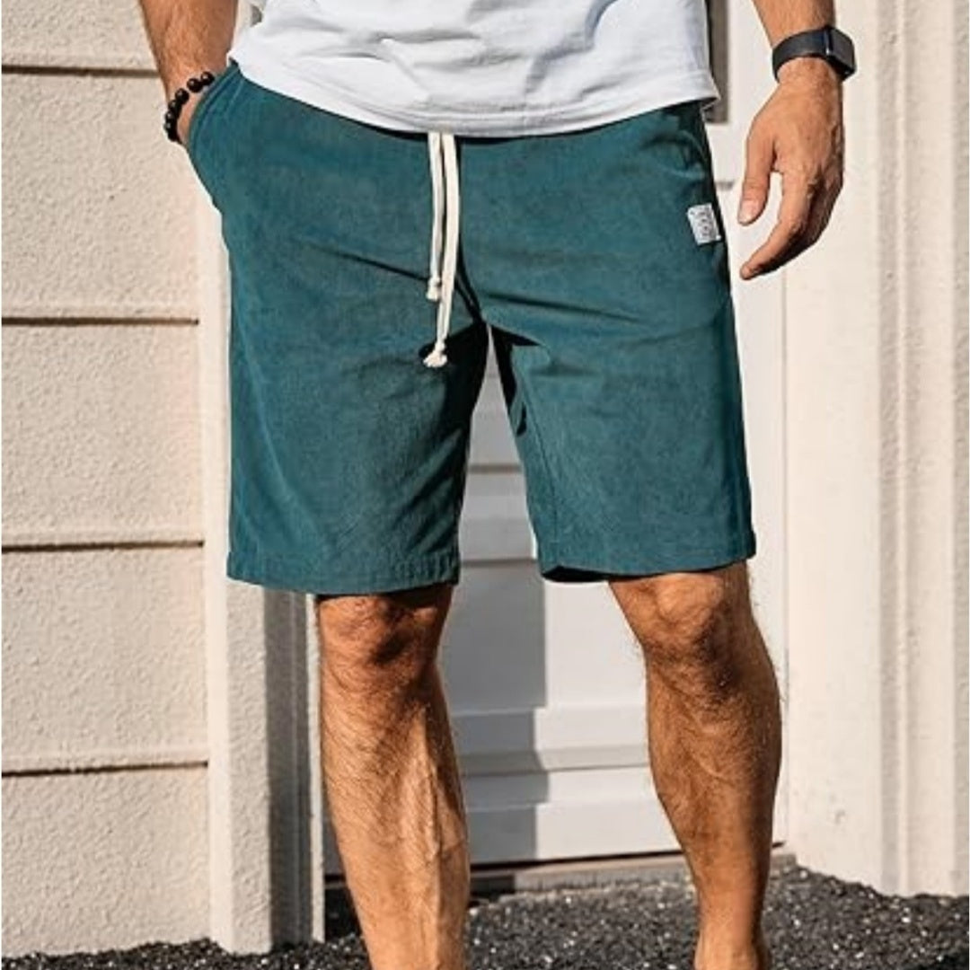 Men's Casual Sports Corduroy Breathable Shorts