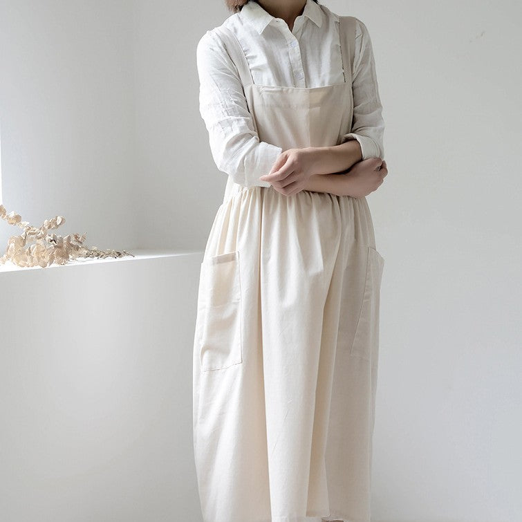 Waterproof Korean Style All Cotton Plus Size Apron