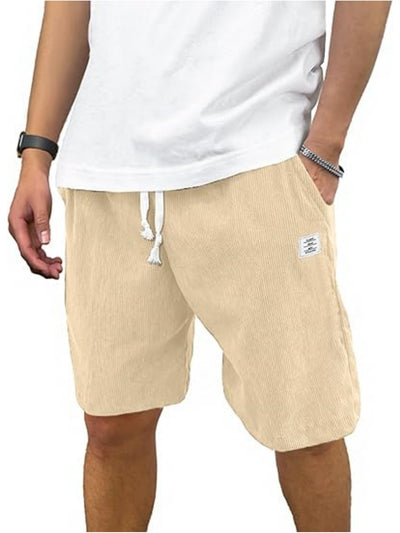 Men's Casual Sports Corduroy Breathable Shorts
