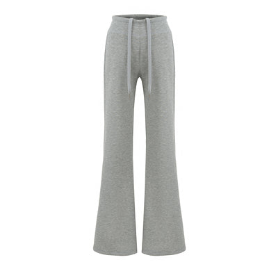 Pantalon bootcut drapé à barre verticale Air Layer