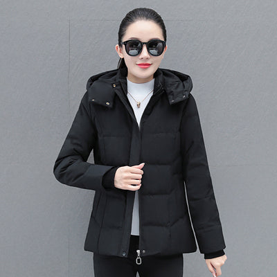 Down Jacket Women's Short Thick Warm Jacket