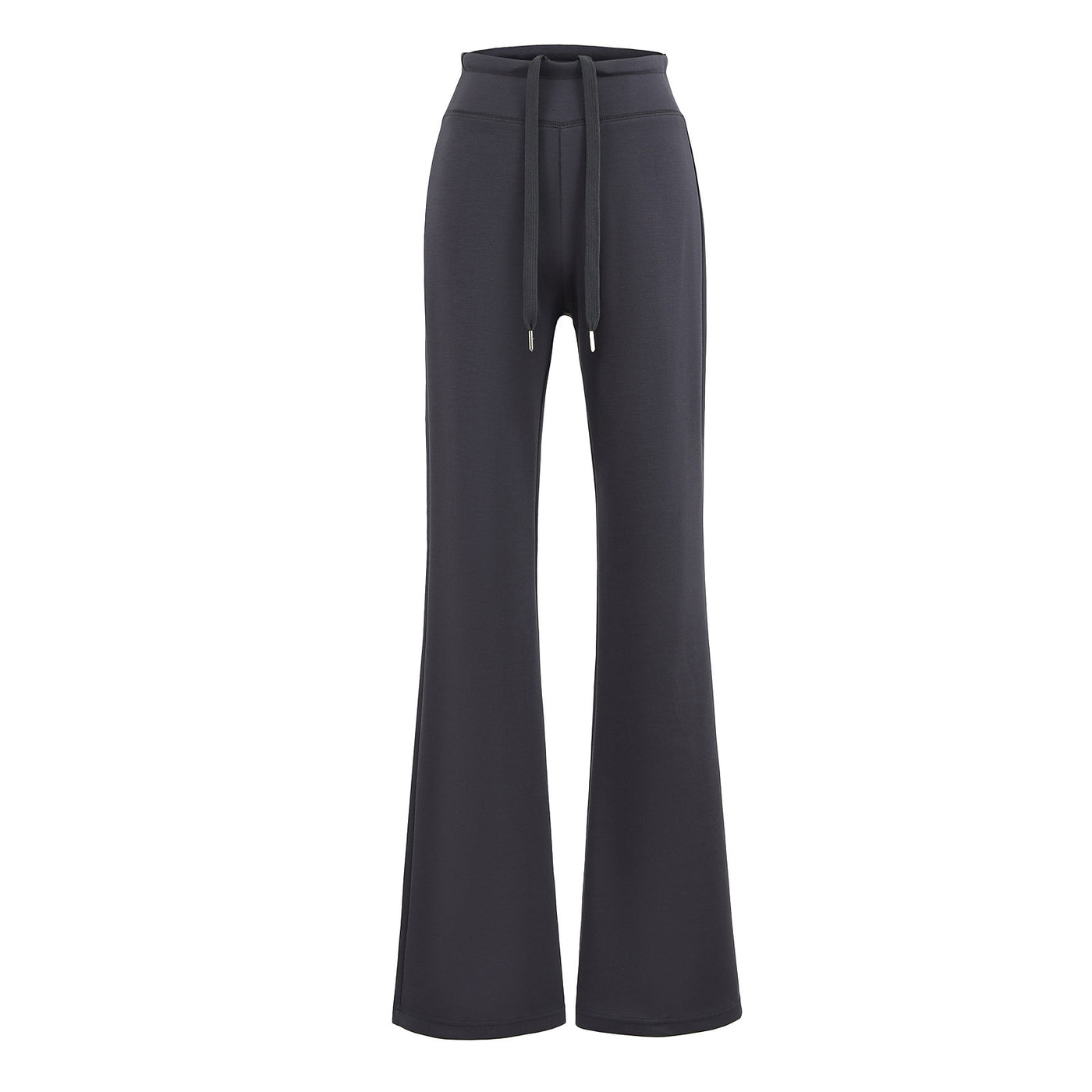 Pantalon bootcut drapé à barre verticale Air Layer