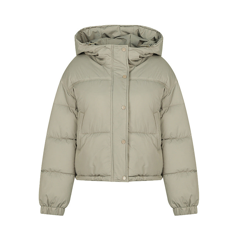 Loose Hooded Lightweight Cotton Clothing Coat
