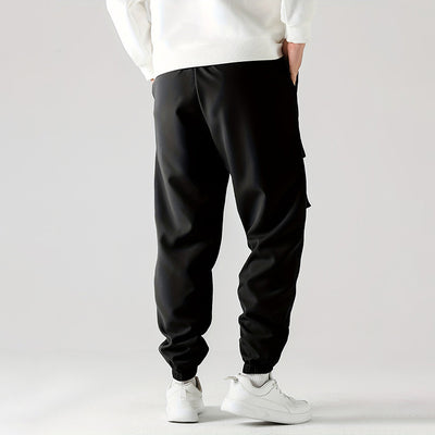 Straight Ankle Tied Wear-resistant Overalls Casual Pants