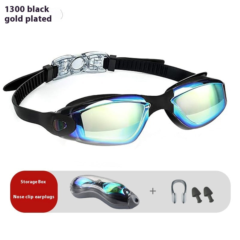 Electroplated Anti-Fog Swim Goggles