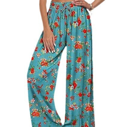 Women's Summer Bohemian Wide-leg Pants