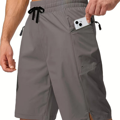 Solid Color Men's Quick-drying Beach Shorts