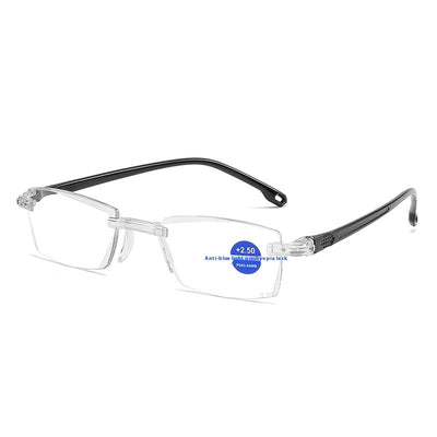 Diamond Rimmed Bifocal Presbyopic Glasses
