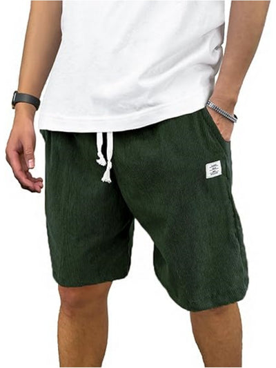 Men's Casual Sports Corduroy Breathable Shorts