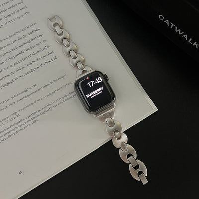 Montre Métal Petite Palette Ronde