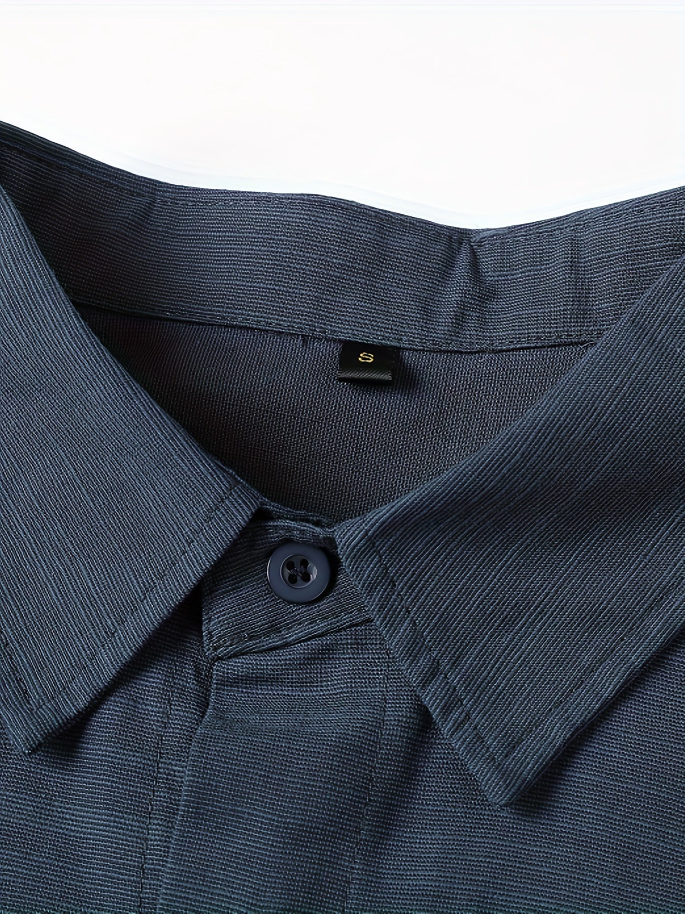 Loose Colored Lapel Long-sleeved Casual Men's Shirt For Teenagers