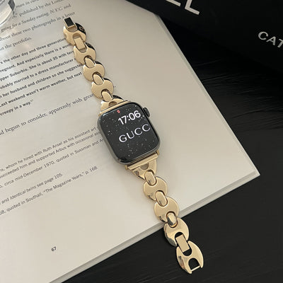 Montre Métal Petite Palette Ronde