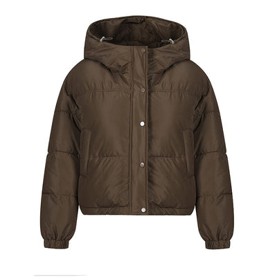 Loose Hooded Lightweight Cotton Clothing Coat