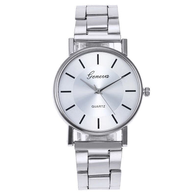 Montre neutre pour femme, simple, tendance, ceinture en acier, quartz