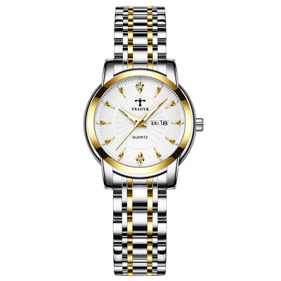 Petite et exquise montre à quartz lumineuse et étanche pour femme