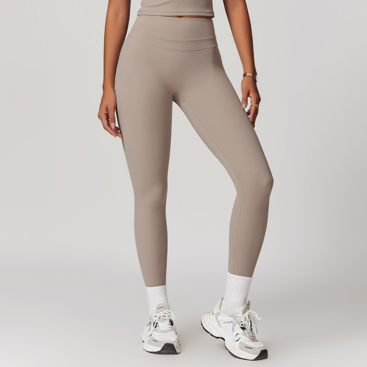 Pantalon de yoga taille haute moulant et ponçant, contractant le ventre, rehaussant les hanches, pantalon de fitness
