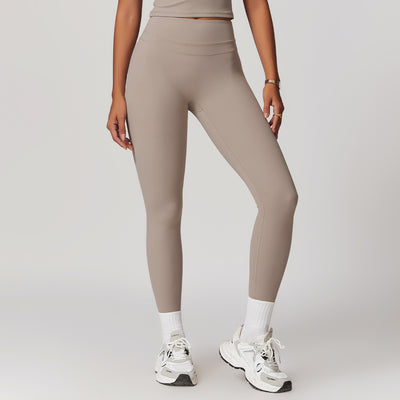 Pantalon de yoga taille haute moulant et ponçant, contractant le ventre, rehaussant les hanches, pantalon de fitness
