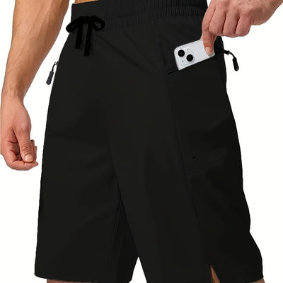 Solid Color Men's Quick-drying Beach Shorts