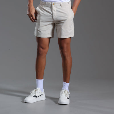 Men's Loose Plus Size Linen Cotton Blended Casual Short-length Pants