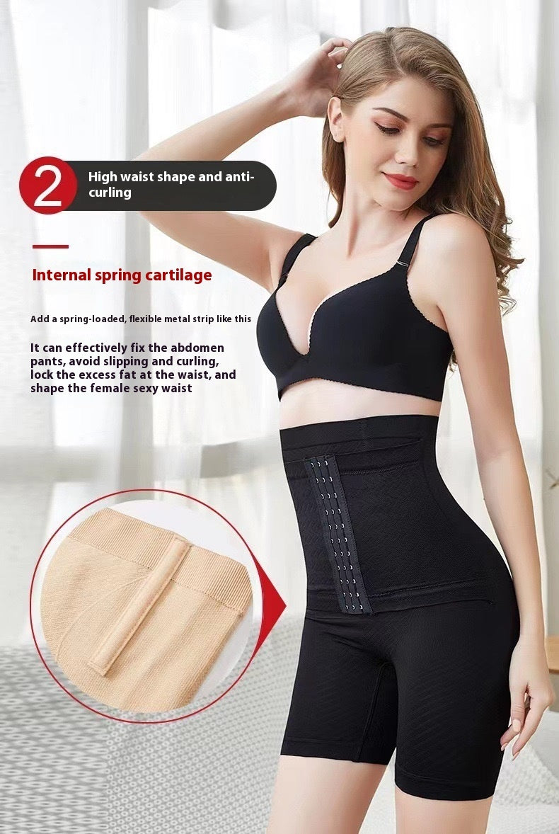 Women's Hip Raise Shaping Pants With Breasted Body Shaping