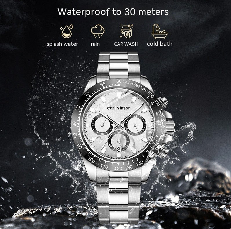 Men’s Luminous Calendar Quartz Watch