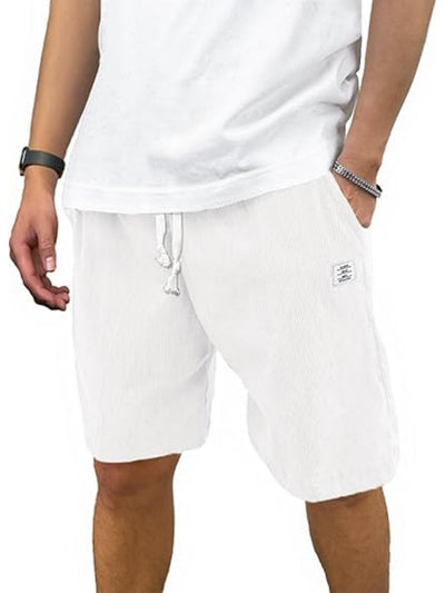 Men's Casual Sports Corduroy Breathable Shorts