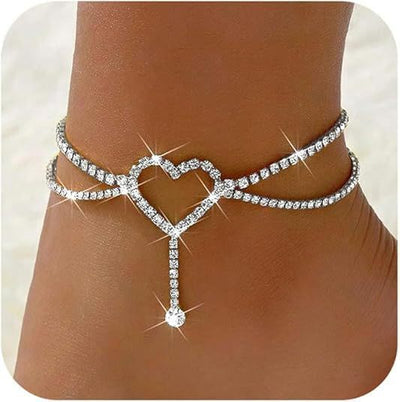 Minimalist Double Layer Anklet for Women