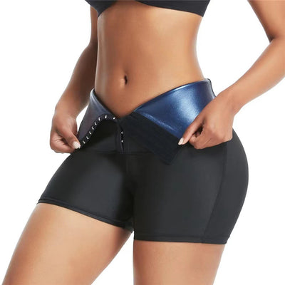 Vêtements anti-transpiration pour musculation et levage des hanches, shorts abdominaux boutonnés