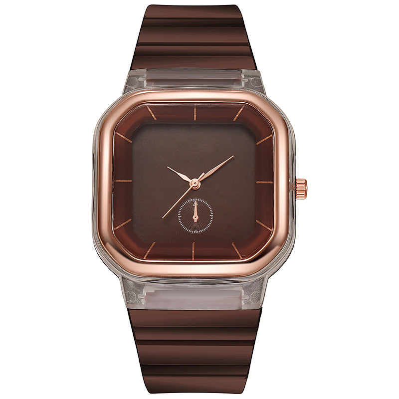 Montre neutre pour femme, simple, tendance, ceinture en acier, quartz