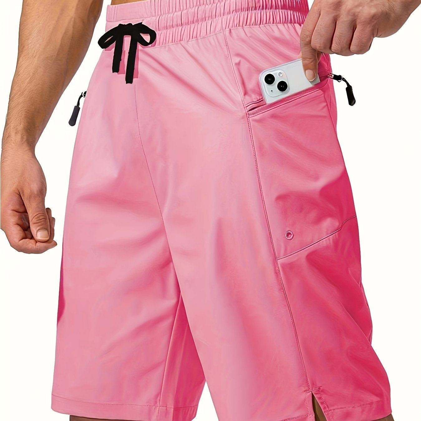 Solid Color Men's Quick-drying Beach Shorts