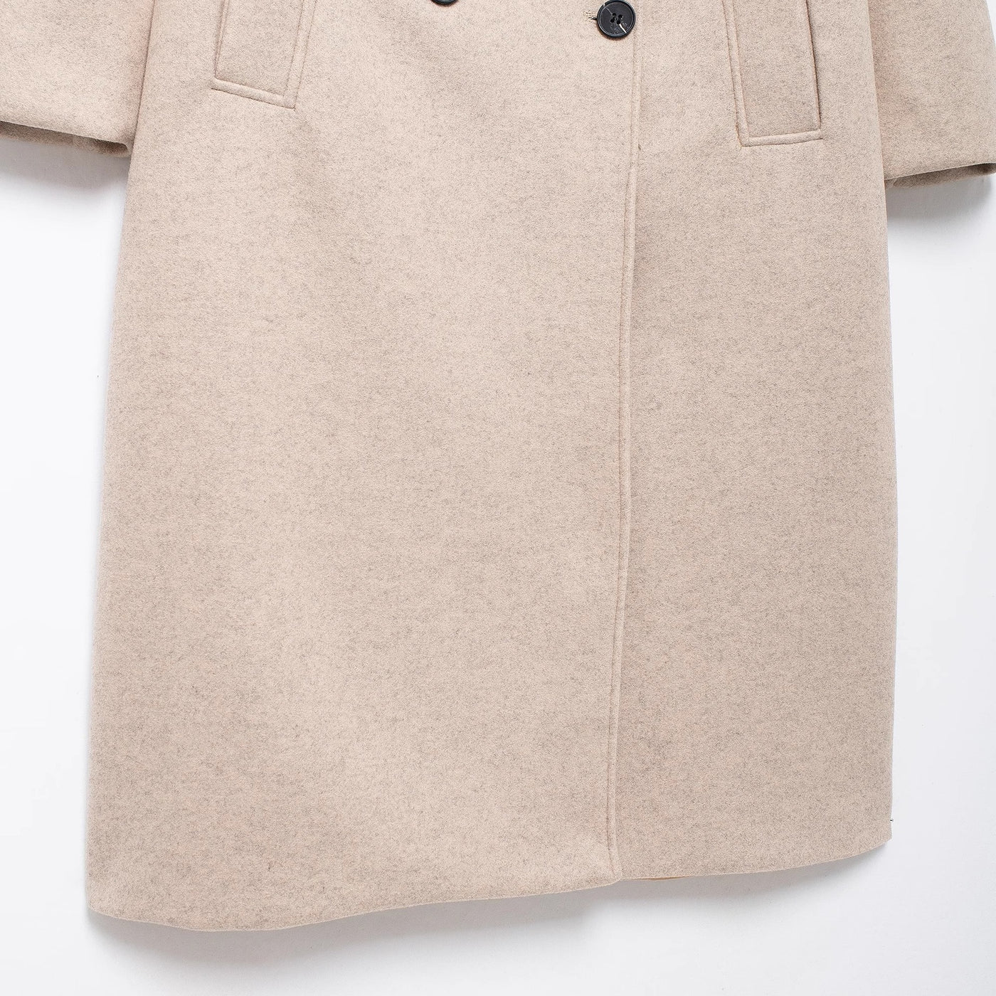 Women's Fashion Solid Color Soft Loose Overcoat Coat