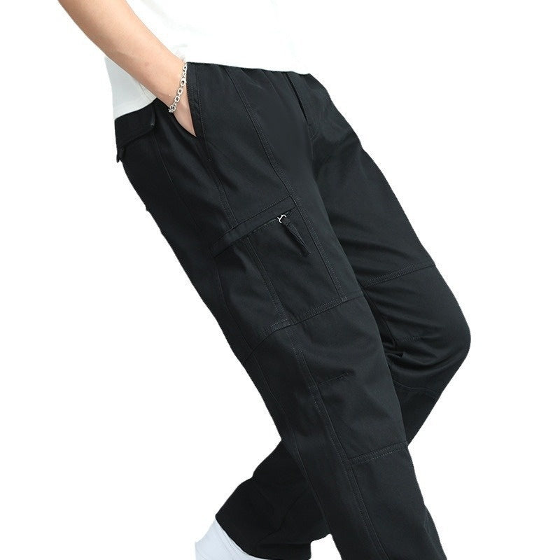 Salopette pantalon décontracté en pur coton pour homme