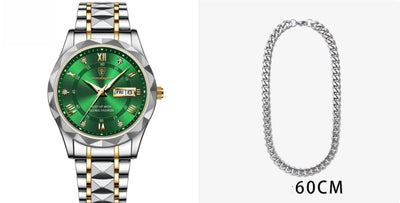 Men’s Waterproof Luminous Quartz Watch