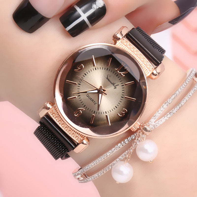 Montre neutre pour femme, simple, tendance, ceinture en acier, quartz