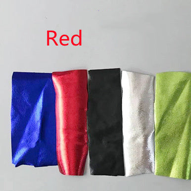 Pantalon slim en similicuir irrégulier à pattes d'éléphant pour femme