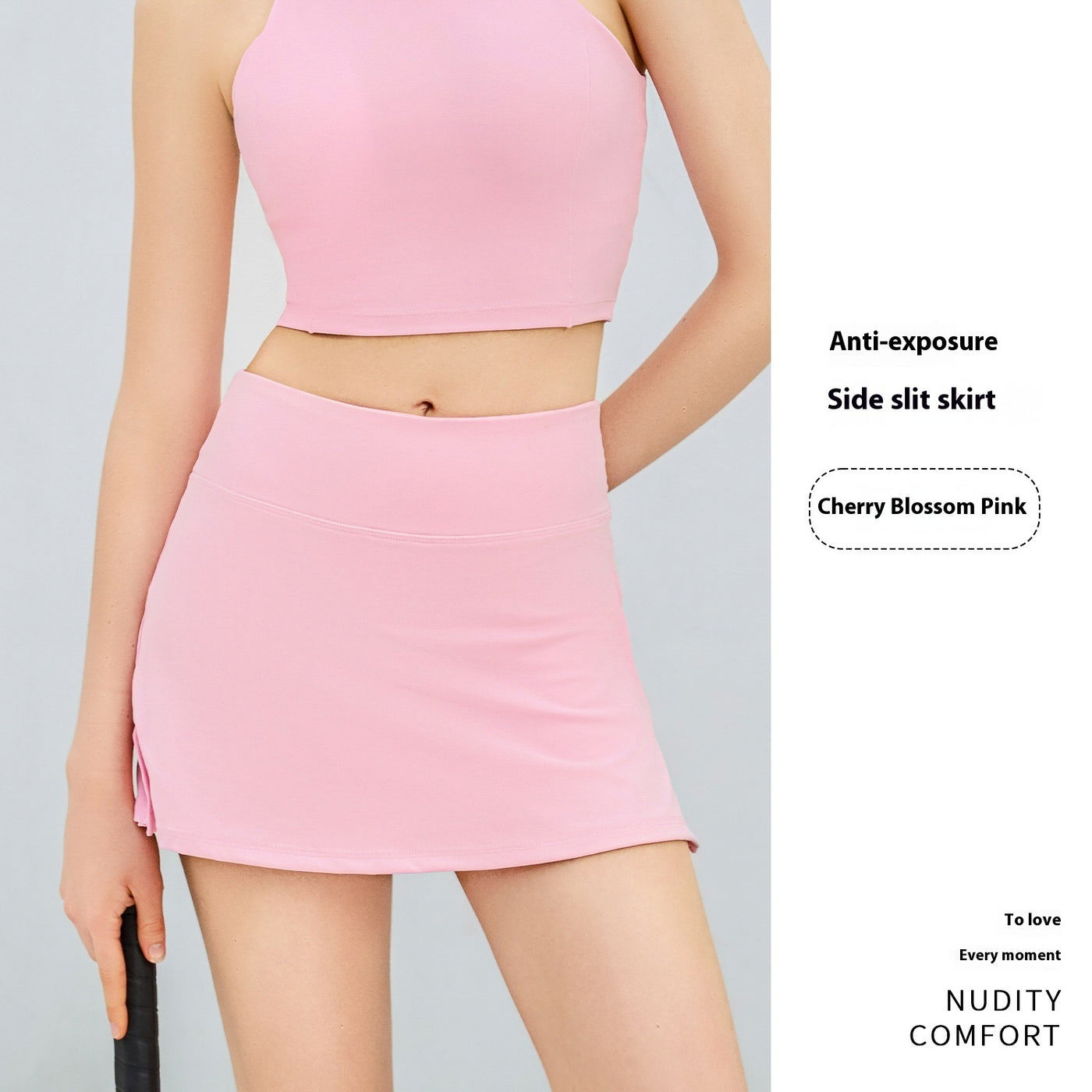 Anti-exposure Fake Two-piece Sports Mini Short Culottes