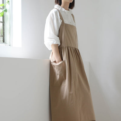 Waterproof Korean Style All Cotton Plus Size Apron