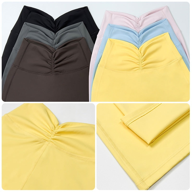 Fitness Pants Women's No Embarrassment Line Stretch Yoga Pants Tight Bootcut Pants