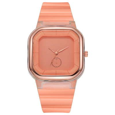 Montre neutre pour femme, simple, tendance, ceinture en acier, quartz