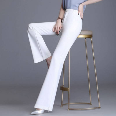 White High-waist Women's Pendant Loose Casual Pants